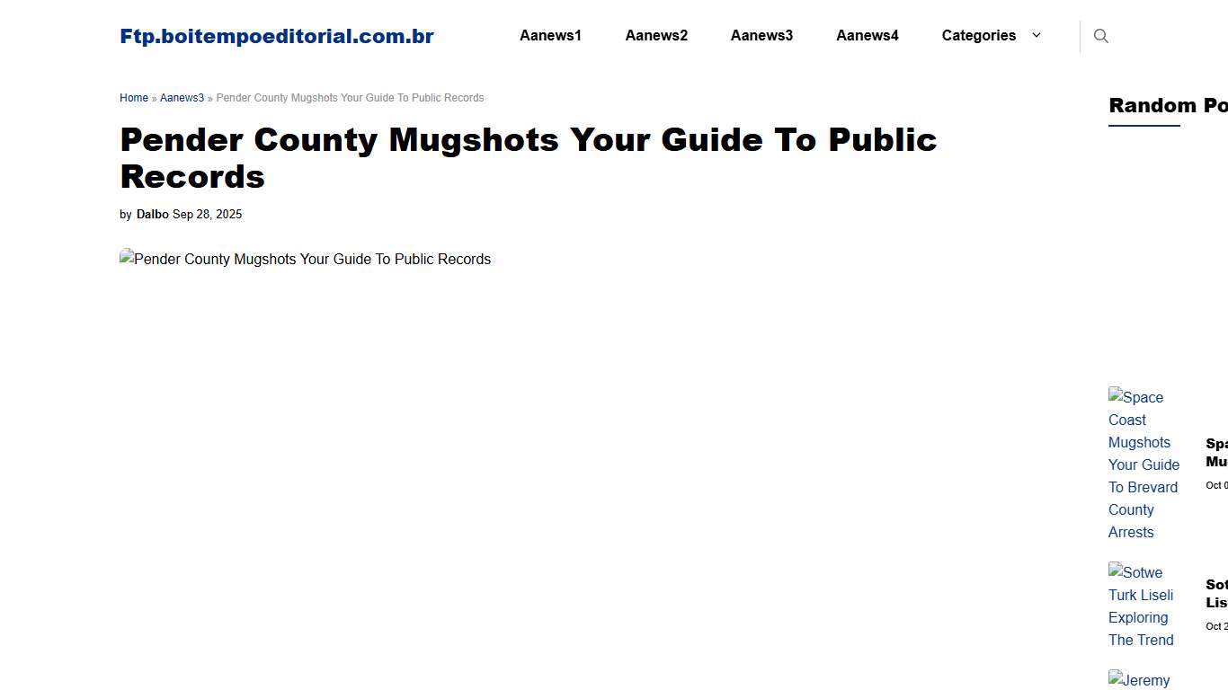 Pender County Mugshots Your Guide To Public Records